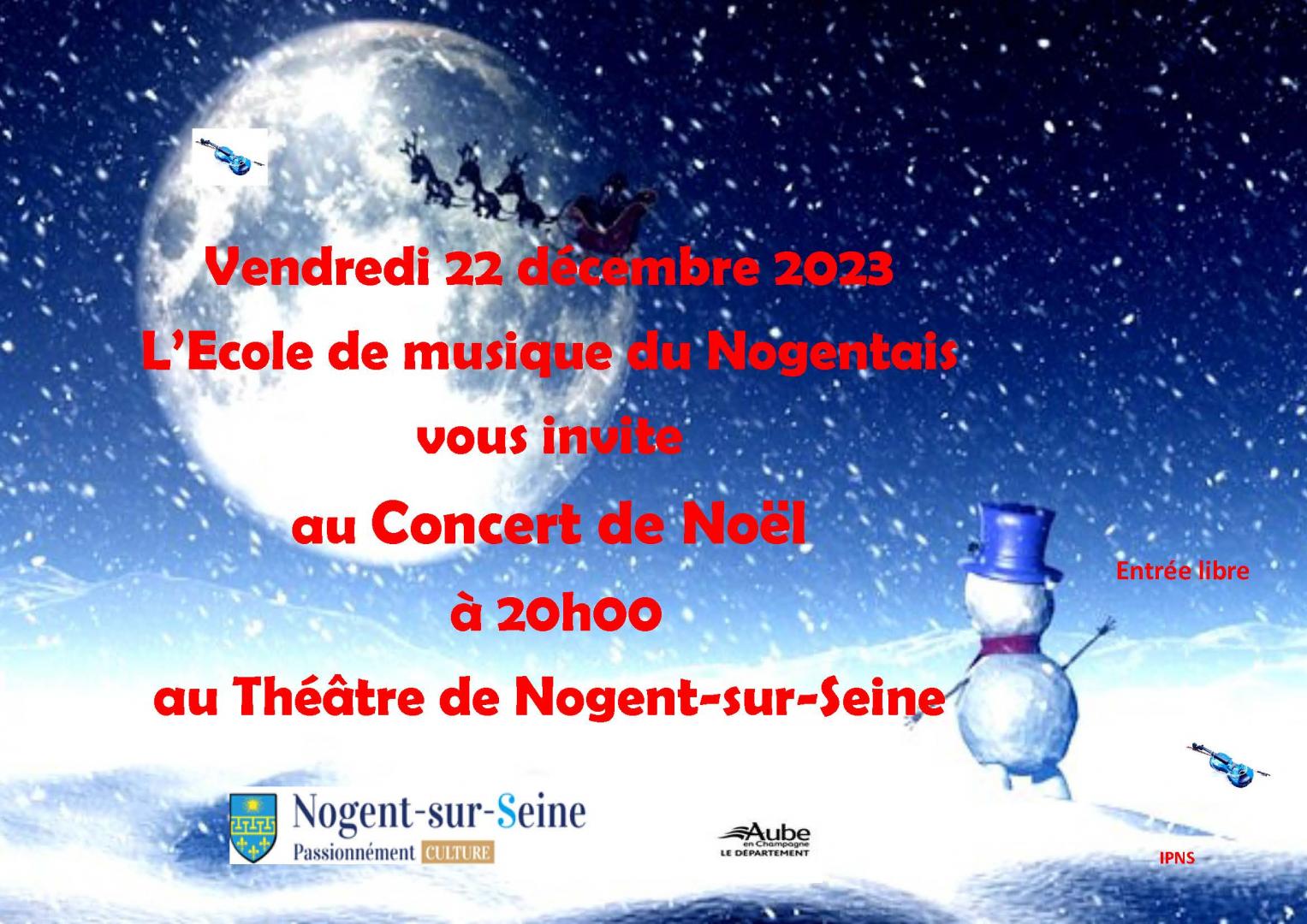 Concert de Noël de l'école de musique