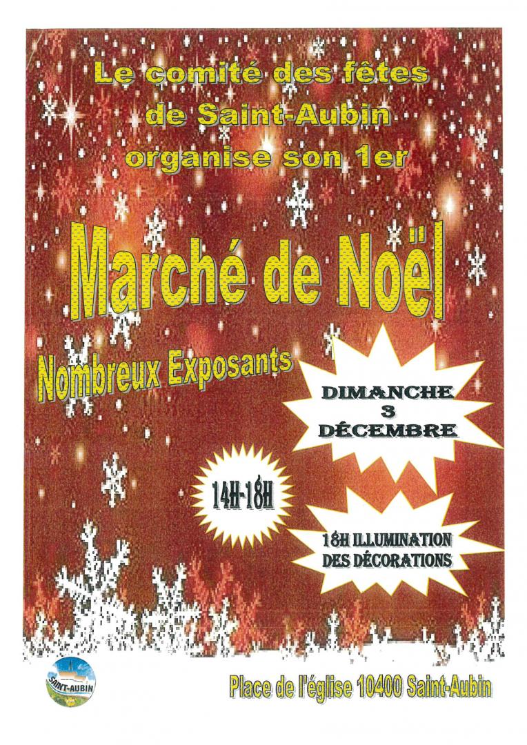 Marché de Noël à Saint-Aubin
