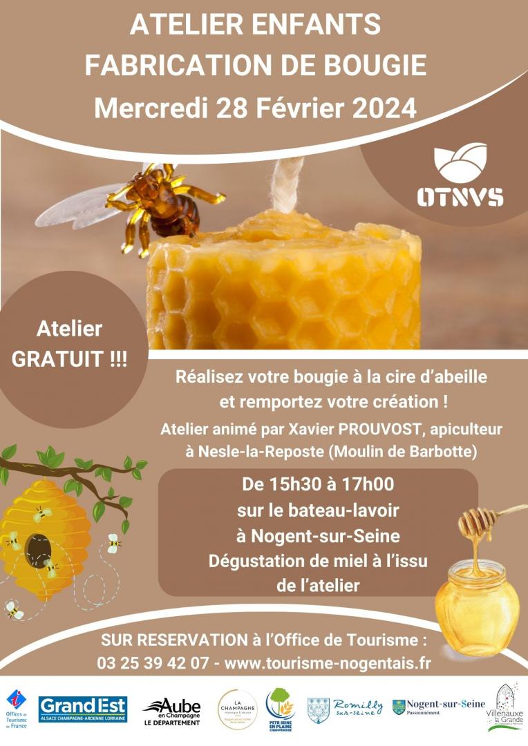 Ateliers fabrication de bougie