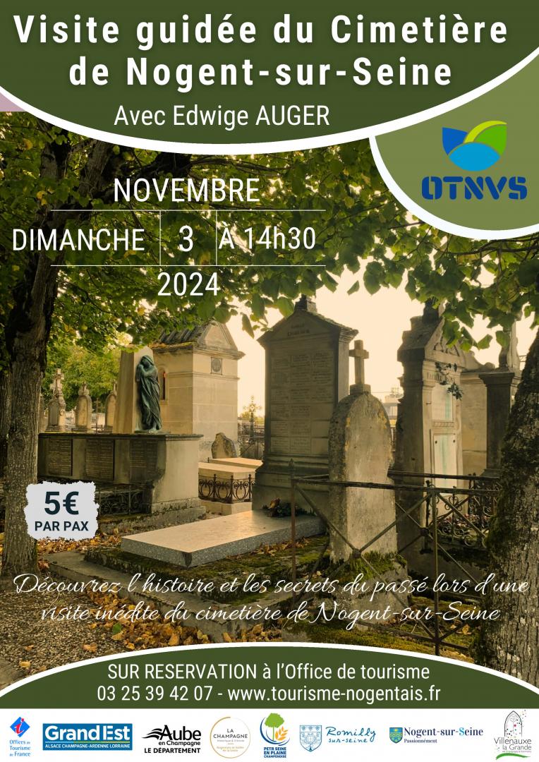 Visite guidée du cimetière de Nogent-sur-Seine