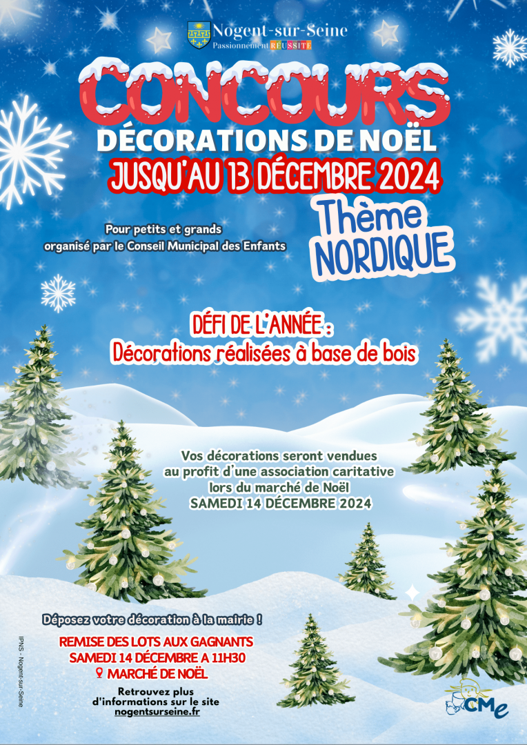 Concours de décoration de Noël 2024