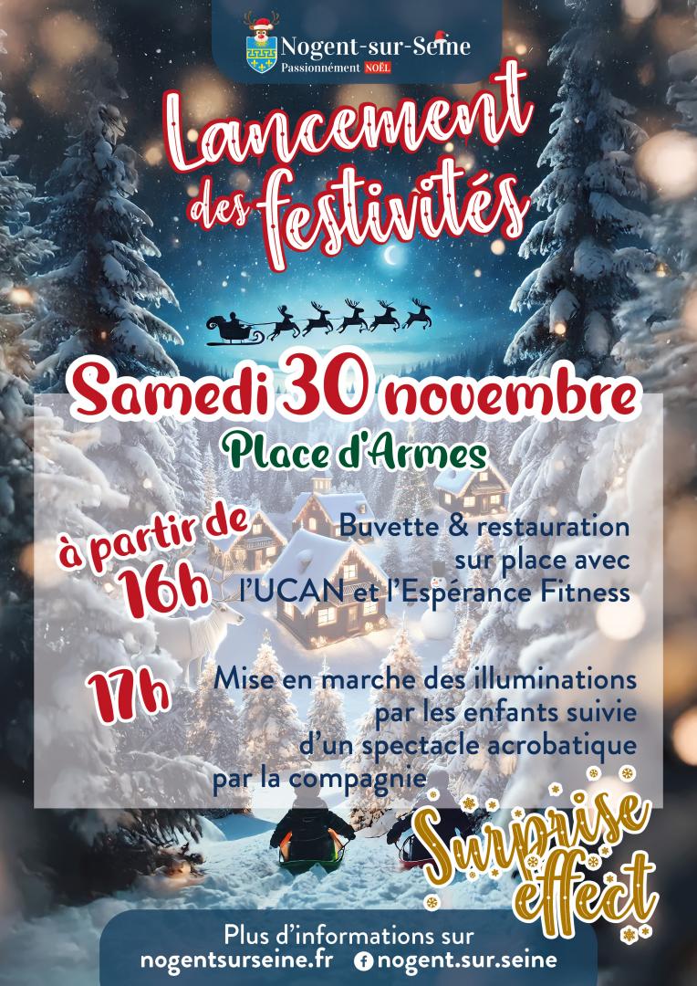 Lancement des festivités de Noël 2024