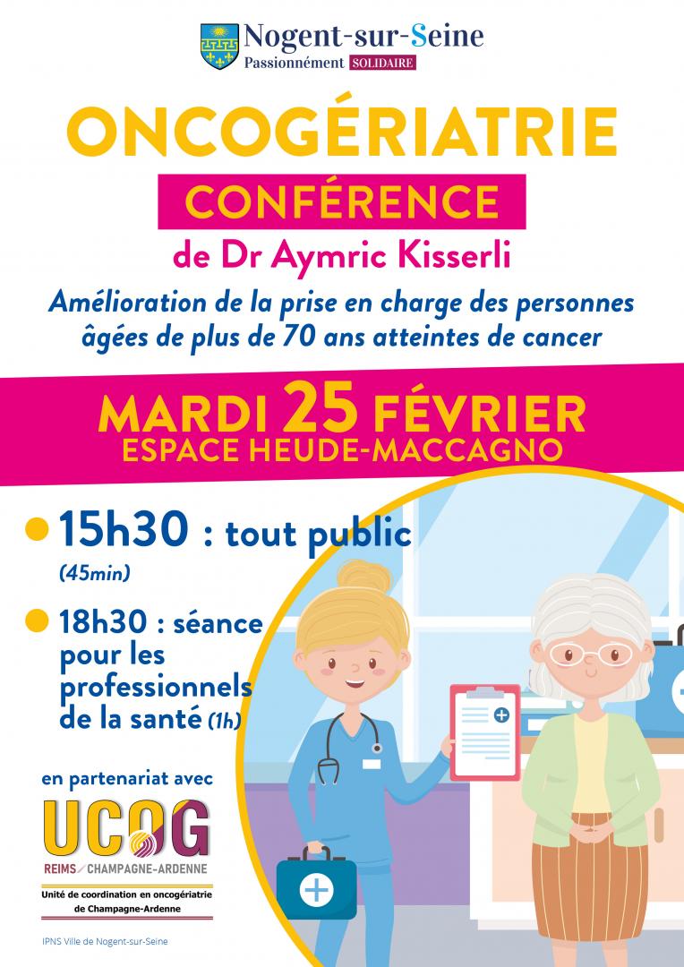 Conférence sur l'oncogériatrie