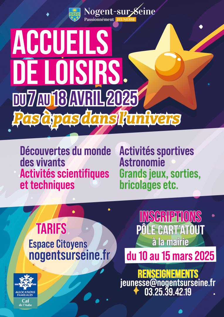 Accueils de loisirs - Printemps 2025