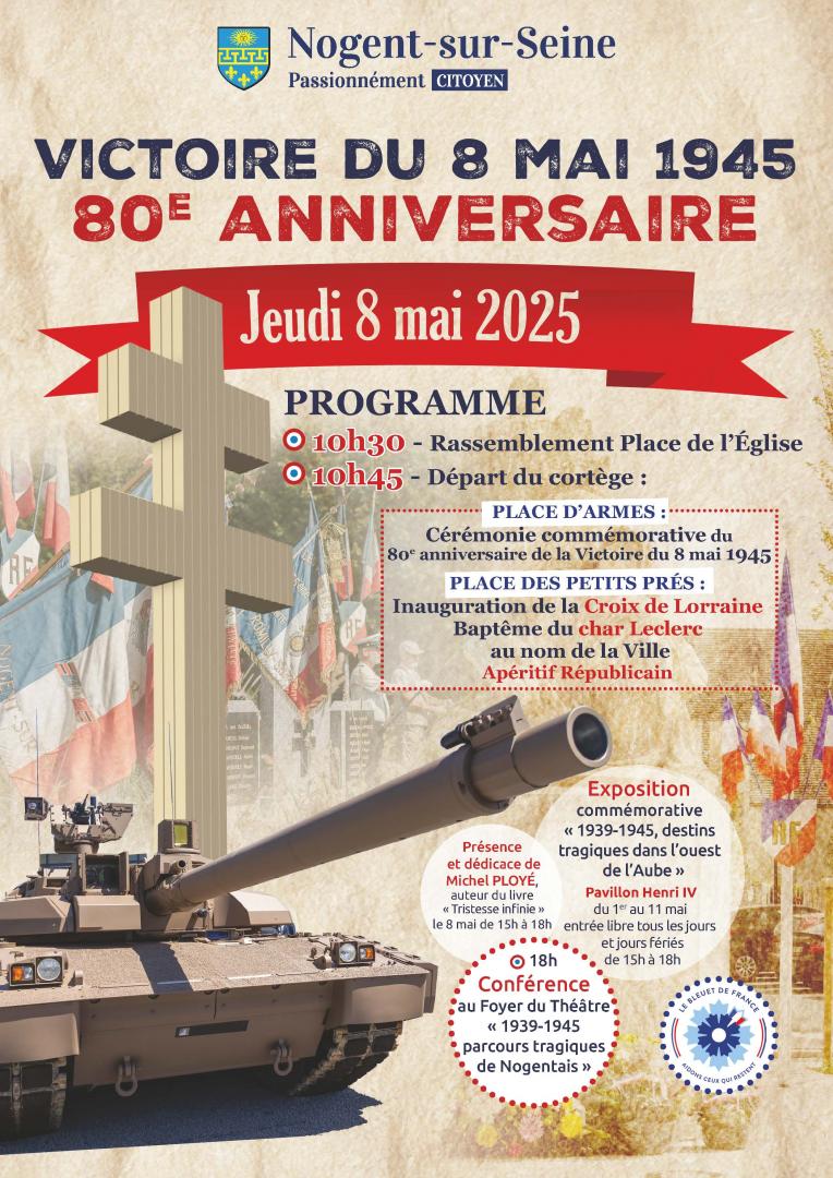 Victoire du 8 mai 1945 - 80e anniversaire