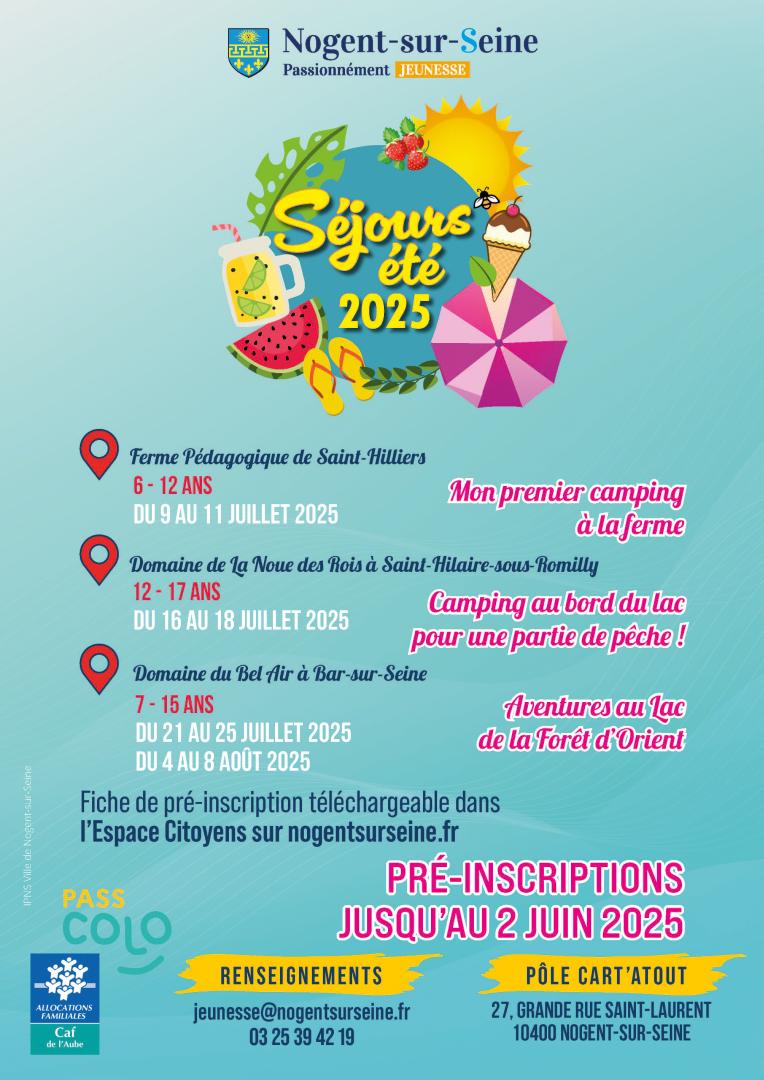 Séjours été 2025