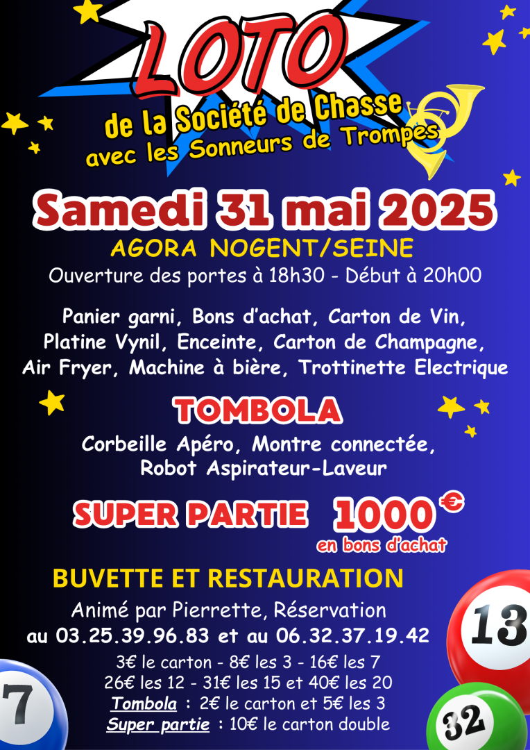 Loto de la société de chasse